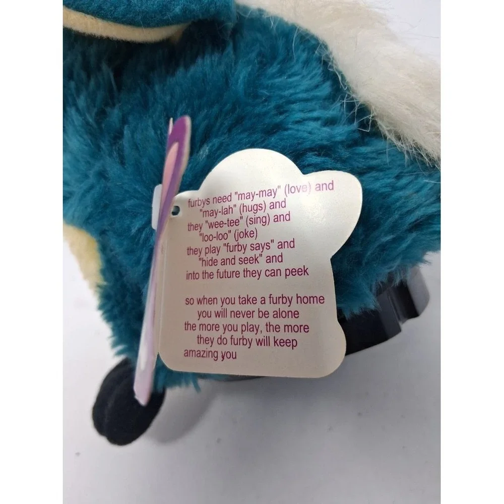 Tiger Electronics Furby Yellow Blue Dragon Series Tested Not Working. R
